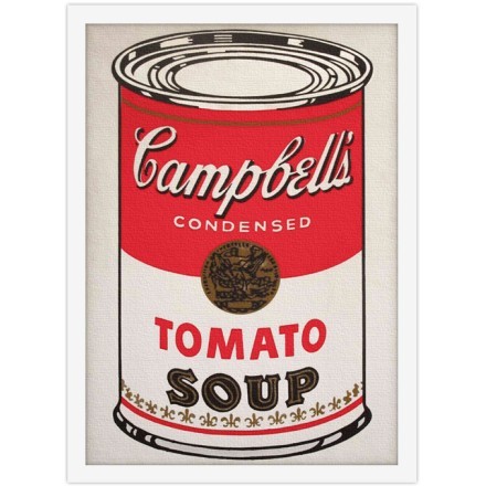 Campbell's soup can tomato
