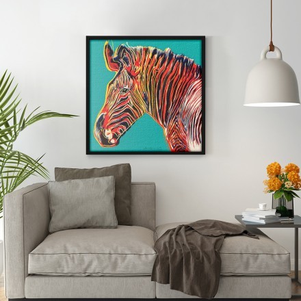 Zebra Πίνακας σε Καμβά
