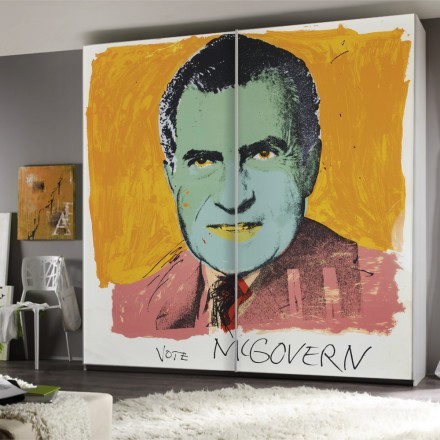 Vote McGovern, screenprint Αυτοκόλλητο Ντουλάπας