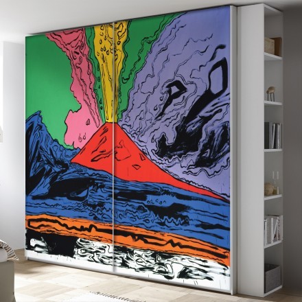 Vesuvius, acrylic on canvas