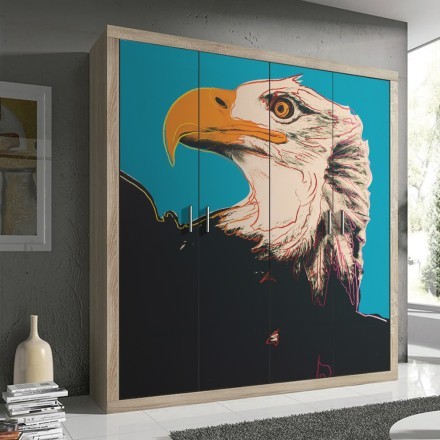 Eagle from  “Endangered Species” portfolio Αυτοκόλλητο Ντουλάπας