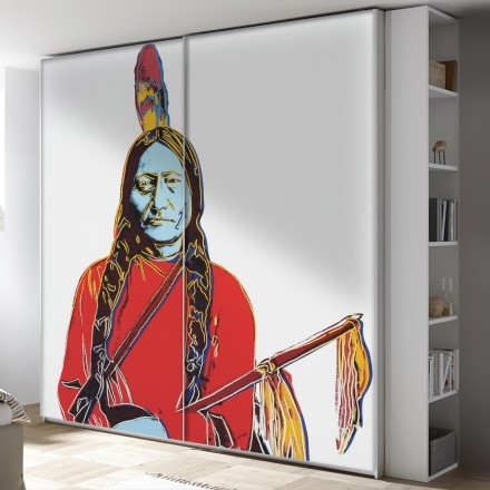 Sitting Bull, 1986 (1) Αυτοκόλλητο Ντουλάπας