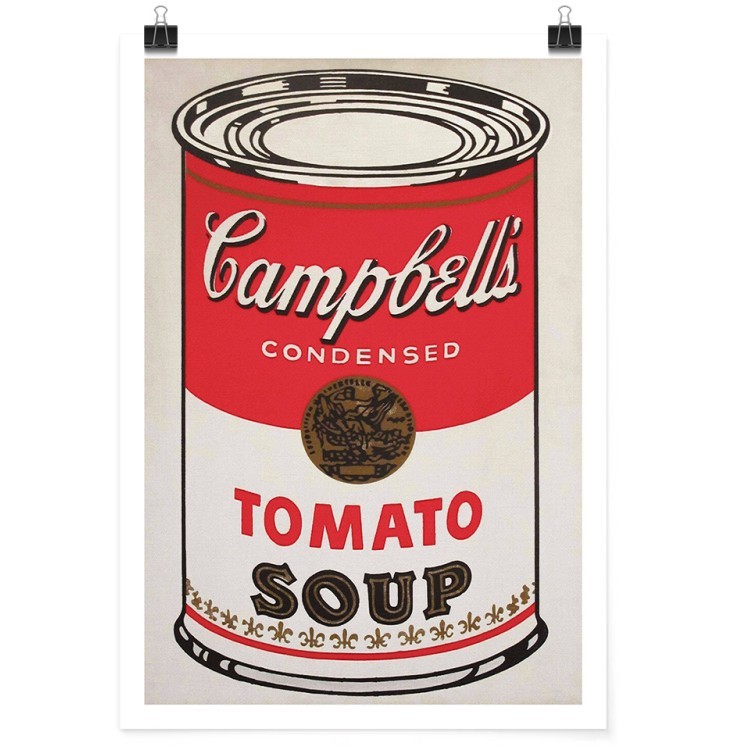 Πόστερ Campbell's soup can tomato