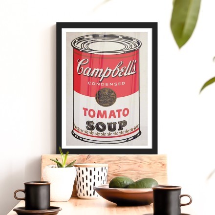 Campbell's soup can tomato