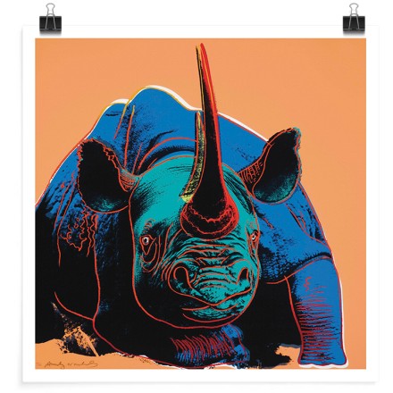 Black Rhinoceros, 1983, from Endangered Species Portfolio Πόστερ