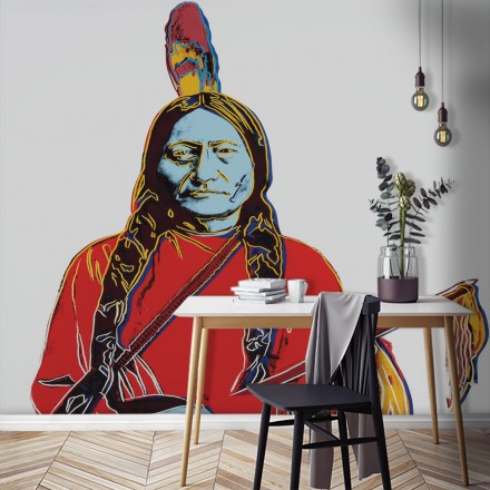 Sitting Bull, from the Cowboys and Indians Series, 1986 Ταπετσαρία Τοίχου
