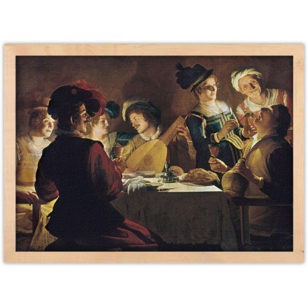 Supper with the Minstrel and his Lute