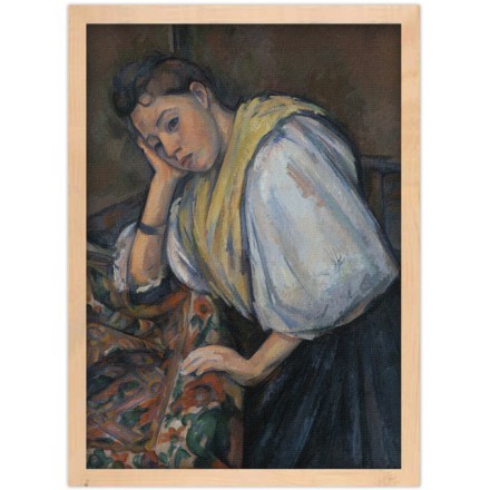 Young Italian Woman at a Table