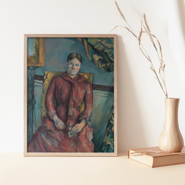 Πίνακας σε Καμβά Madame Cezanne