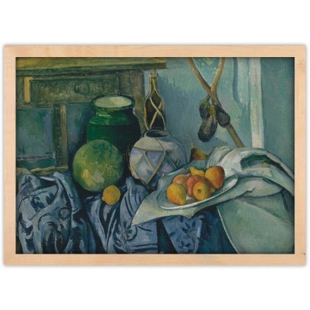Still Life with a Ginger Jar and Eggplants