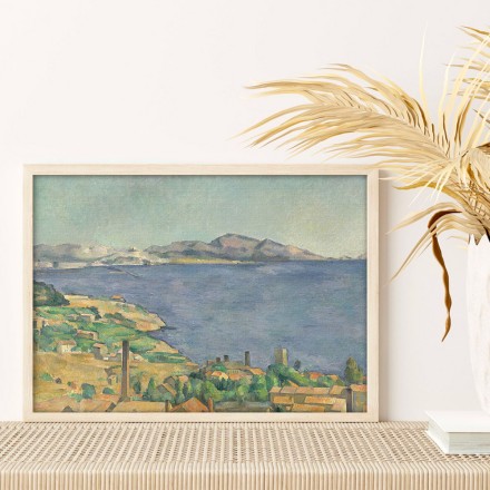 Gulf of Marseilles Seen from L' Estaque Πίνακας σε Καμβά
