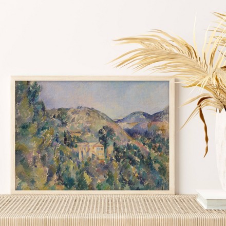 View of the Domaine Saint-Joseph, 1880 Πίνακας σε Καμβά