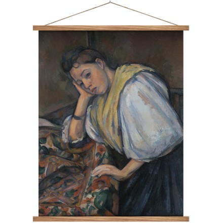 Young Italian Woman at a Table (2)