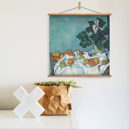 Still Life with Apples and a Pot of Primroses (2) Μαγνητικός Πίνακας