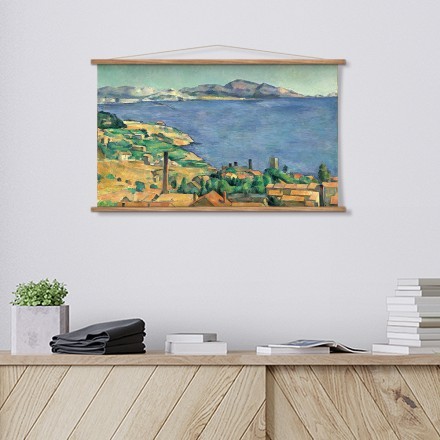 The Gulf of Marseilles Seen from L' Estaque, Oil on canvas Μαγνητικός Πίνακας