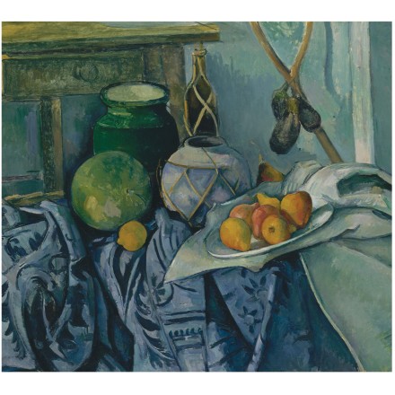 Still Life with a Ginger Jar and Eggplants