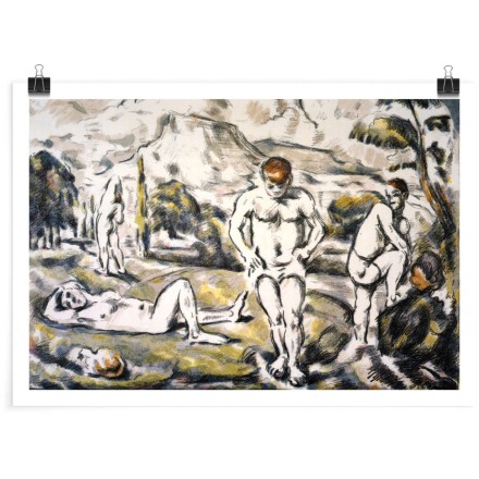 The bathers, 1896 - 1898 Πόστερ