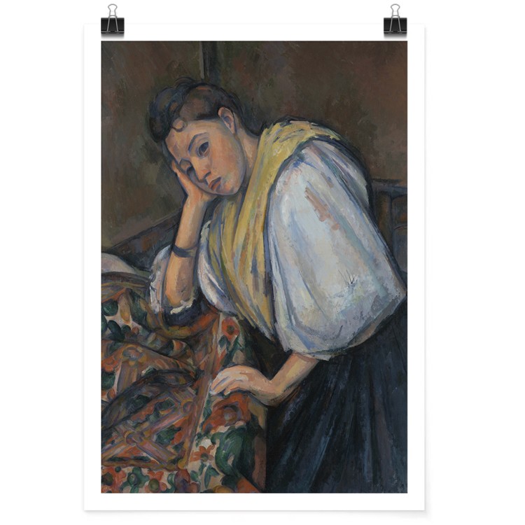 Πόστερ Young Italian Woman at a Table