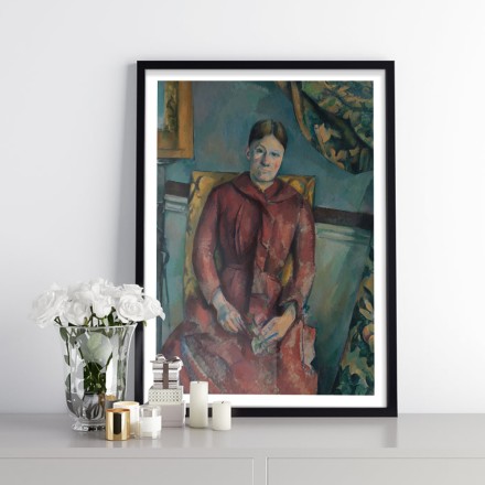Madame Cezanne, Oil on canvas