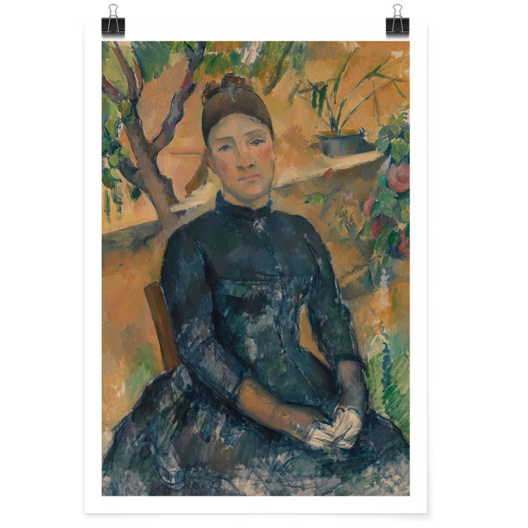 Πόστερ Portrait of Madame Cezanne