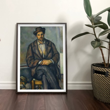 Seated Peasant, Oil on canvas