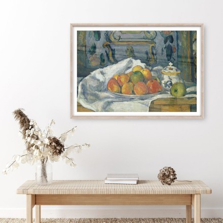 Dish of Apples, Oil on canvas