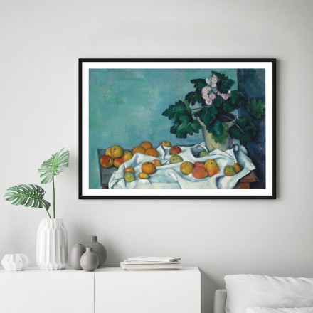 Still Life with Apples and a Pot of Primroses (1)