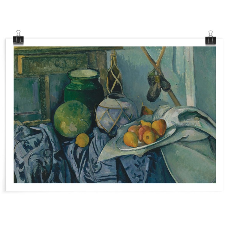 Πόστερ Still Life with a Ginger Jar and Eggplants