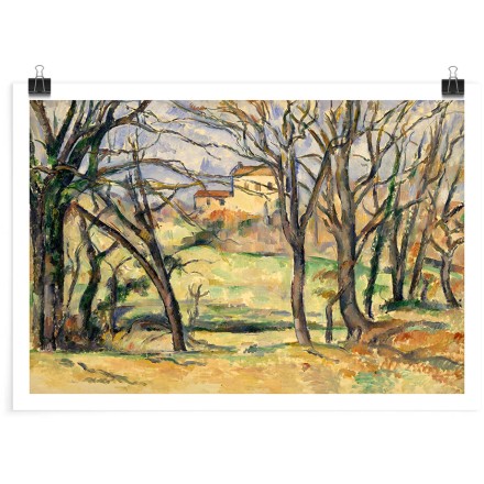 Trees and Houses Near the Jas de Bouffan