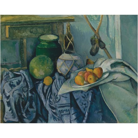 Still Life with a Ginger Jar and Eggplants