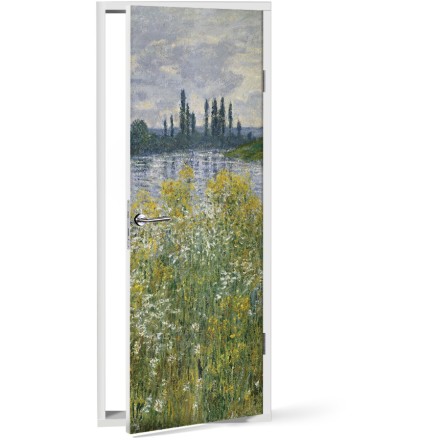 Banks of the Seine, Vétheuil Αυτοκόλλητο Πόρτας