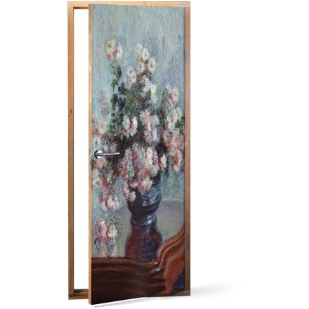 Chrysanthemums (3) Αυτοκόλλητο Πόρτας