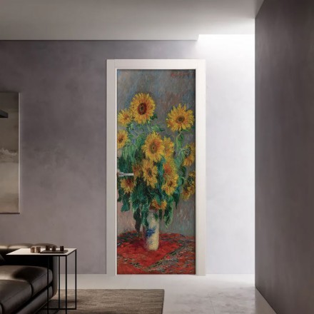 Bouquet of sunflowers oil on canvas