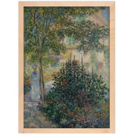Η Camille Monet στον κήπο στο σπίτι στο Argenteuil