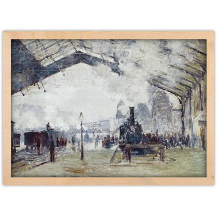 Gare de Saint Lazare the train from Normandy
