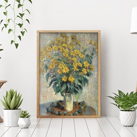 Jerusalem Artichoke Flowers Πίνακας σε Καμβά