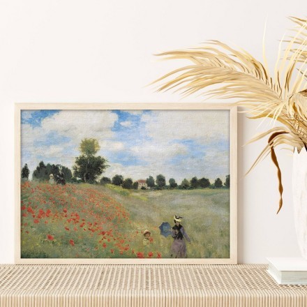 The Poppy Field Πίνακας σε Καμβά