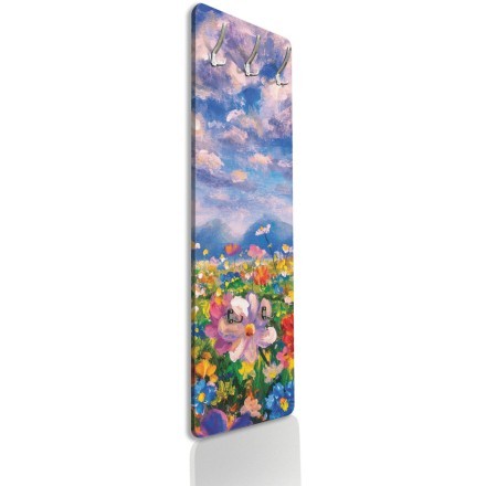 Paint landscape flower
