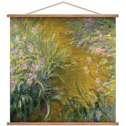 The Path through the Irises oil on canvas