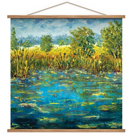 River water modern painting