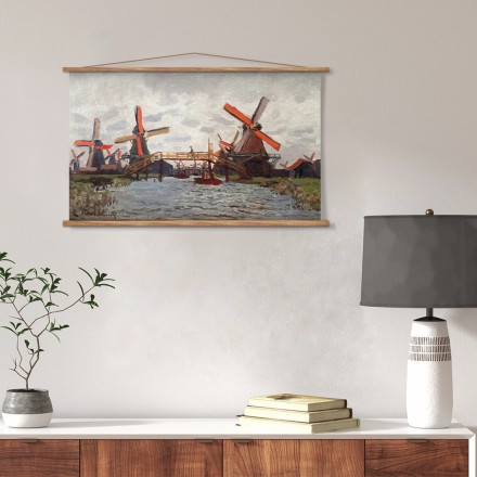 Windmills near Zaandam (1) Μαγνητικός Πίνακας