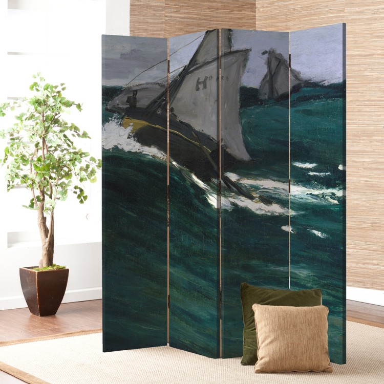 Παραβάν The Green Wave Oil Paint