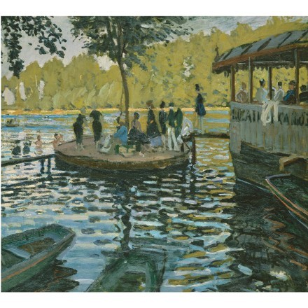 Bain à la Grenouillère Oil paint