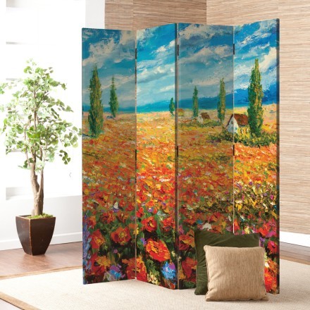 Floral Meadow (1) Παραβάν