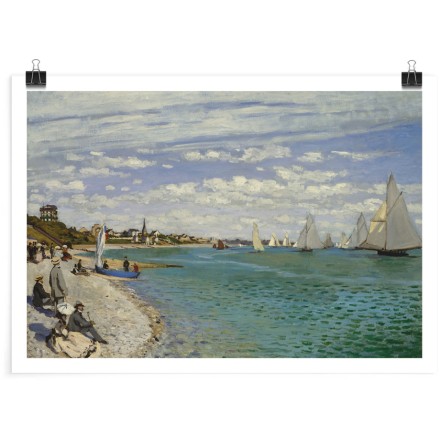 Regatta at Sainte-Adresse (1) Πόστερ