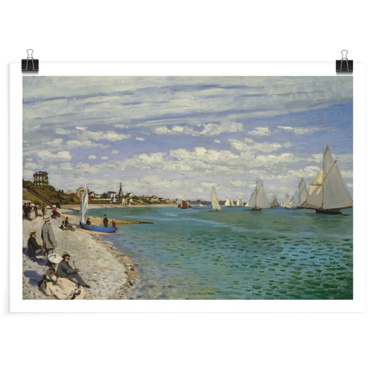 Πόστερ Regatta at Sainte-Adresse (1)