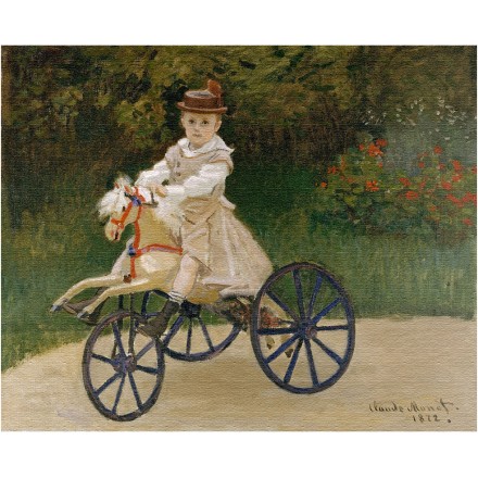 Jean Monet on his horse