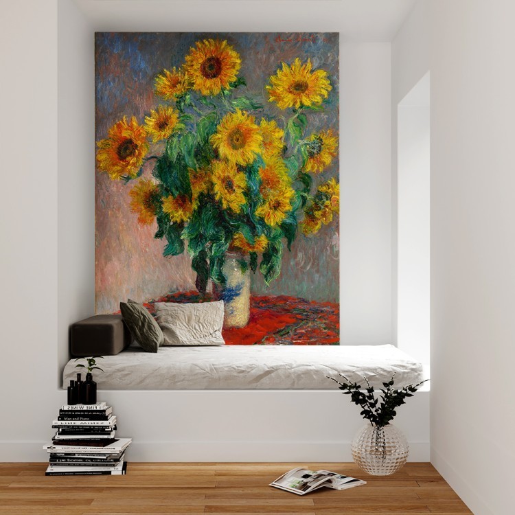 Ταπετσαρία Τοίχου Bouquet of sunflowers