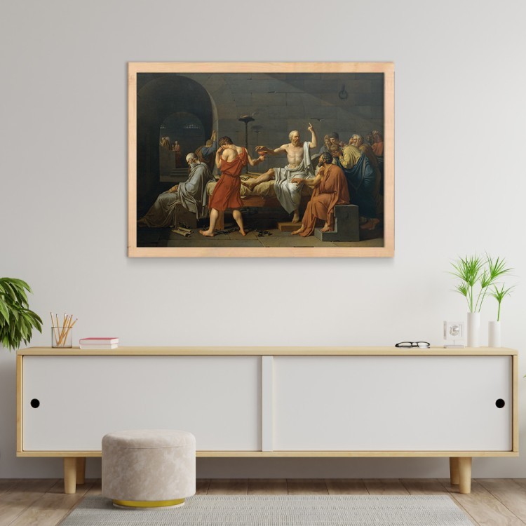 Πίνακας σε Καμβά The Death of Socrates