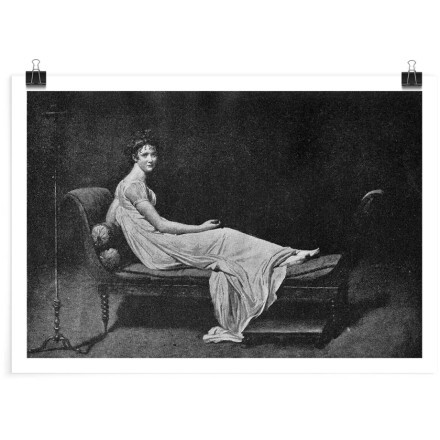 Portrait of Madame Recamier, Oil on canvas Πόστερ